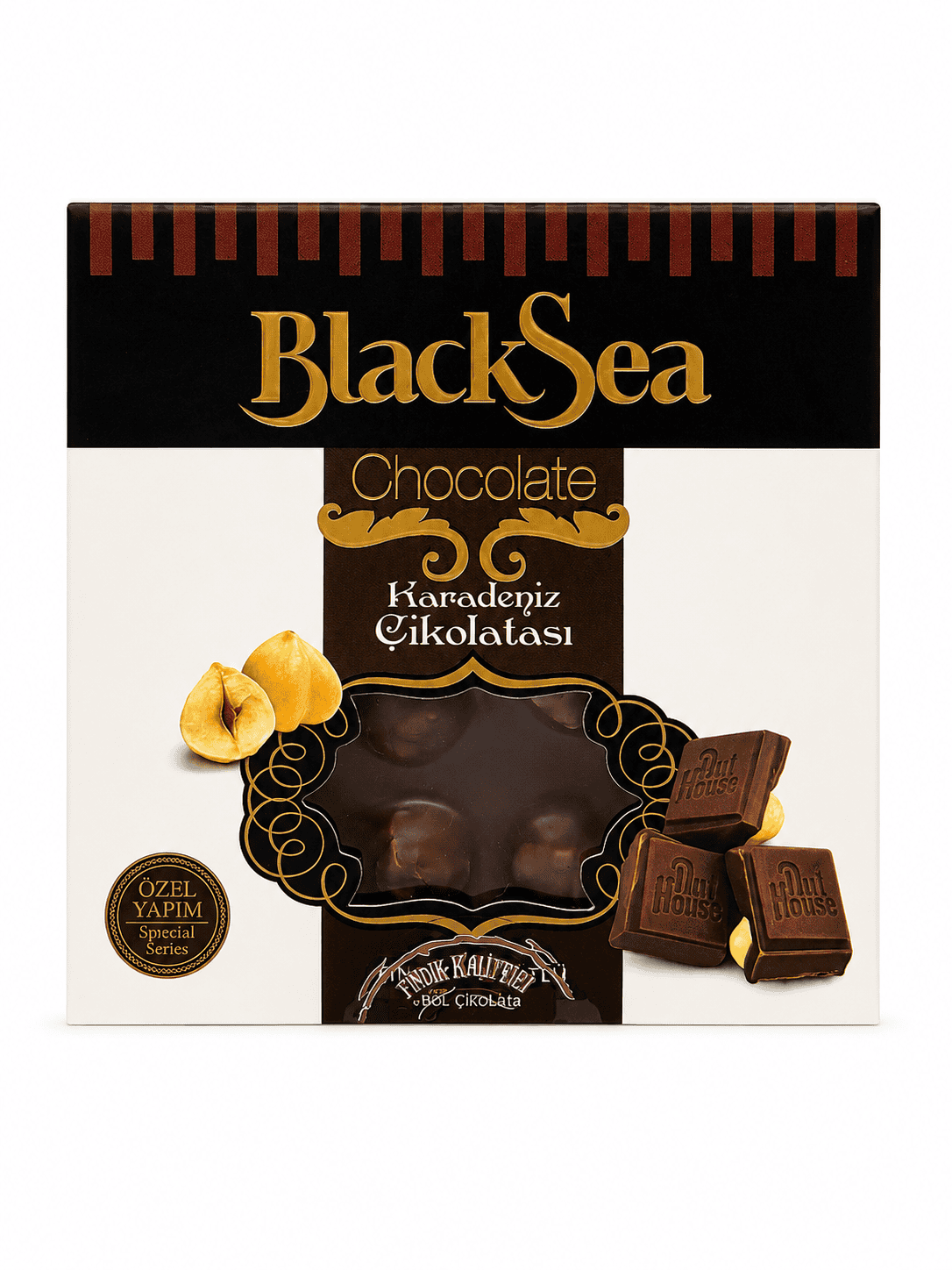 Black Sea Chocolate Fındıklı Sütlü Gerçek Çikolata 65 Gr
