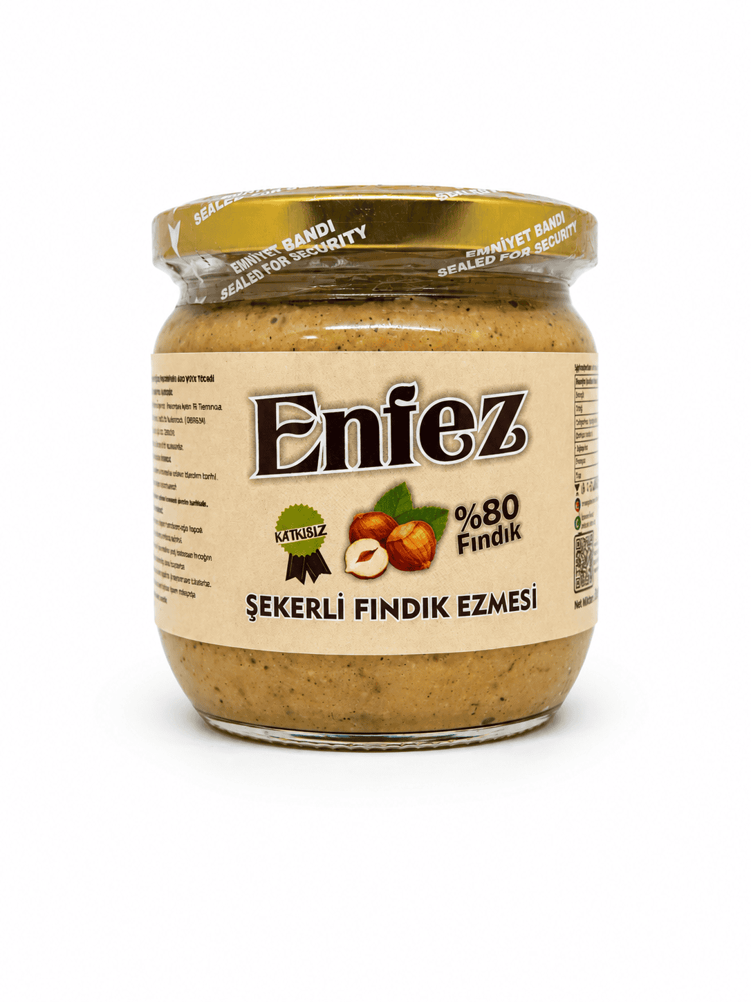 Fındık Ezmesi Şekerli 380gr