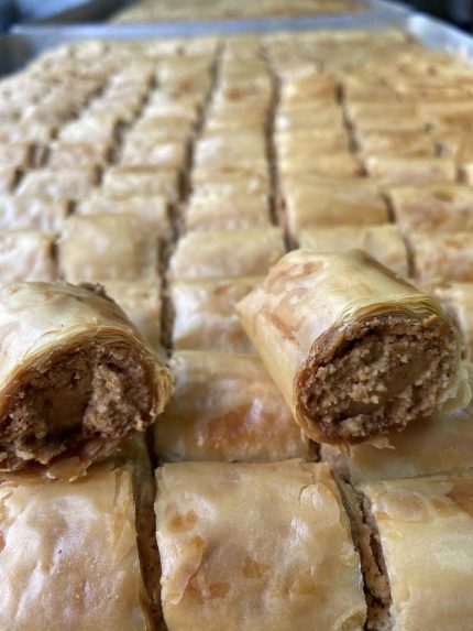 Fındık Ezmeli Giresun Çıtır Kuru Baklava 450 gr (Özel şerbetsiz)
